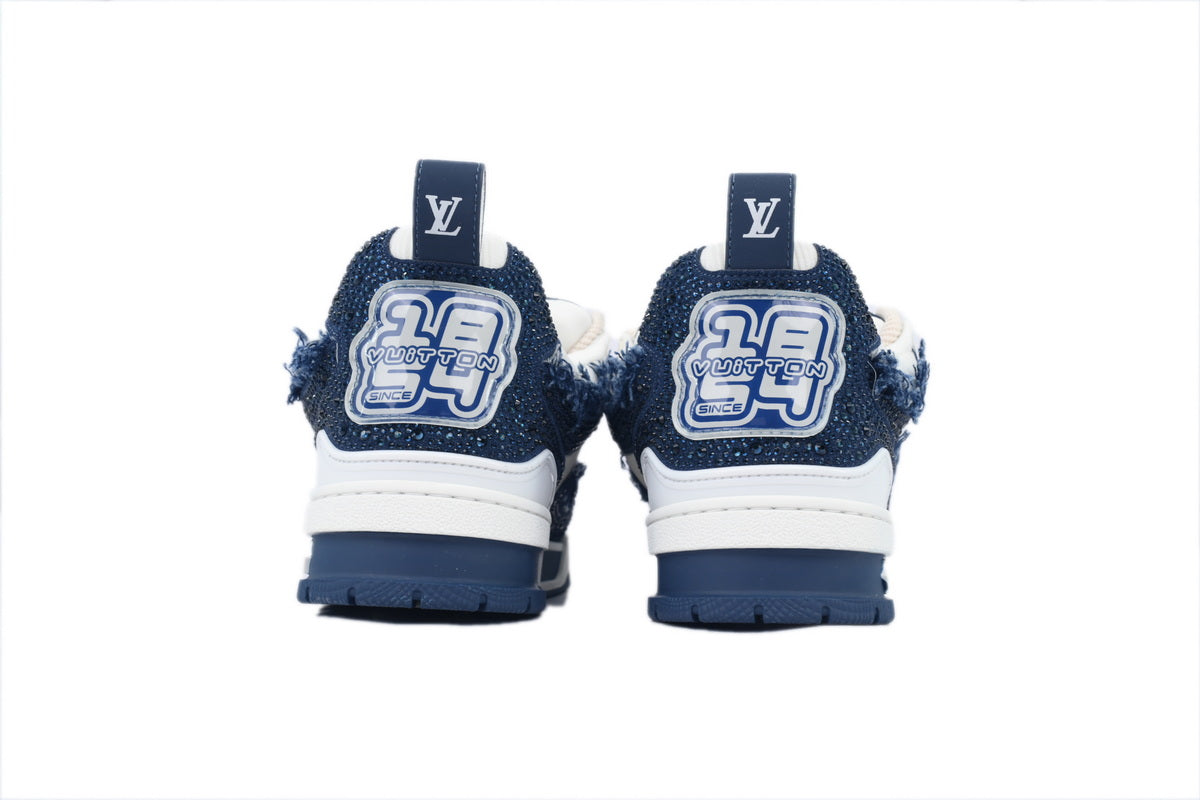 LOUIS VUITTON skate ma mao bleu diamant