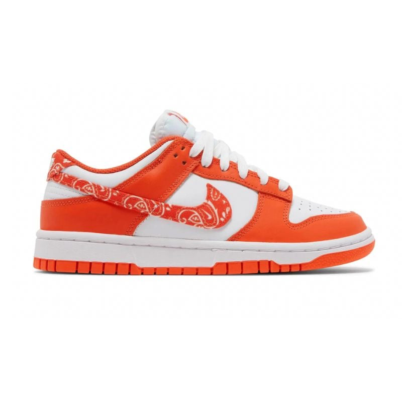 Nike dunk orange paisley