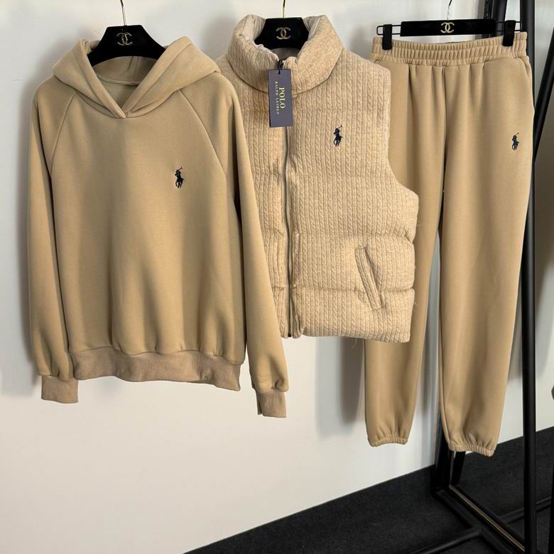 Ensemble 3 pièces – Survêtement sweat + pantalon + Veste sans manches RL